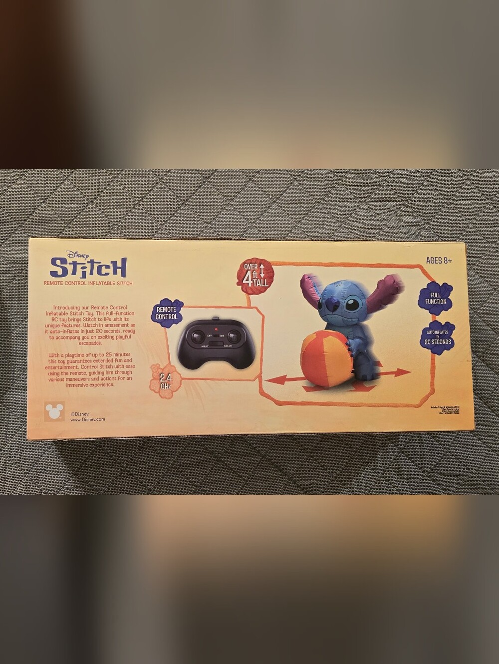 Disney Stitch Remote Control Inflatable Stitch - Picture 2 of 2